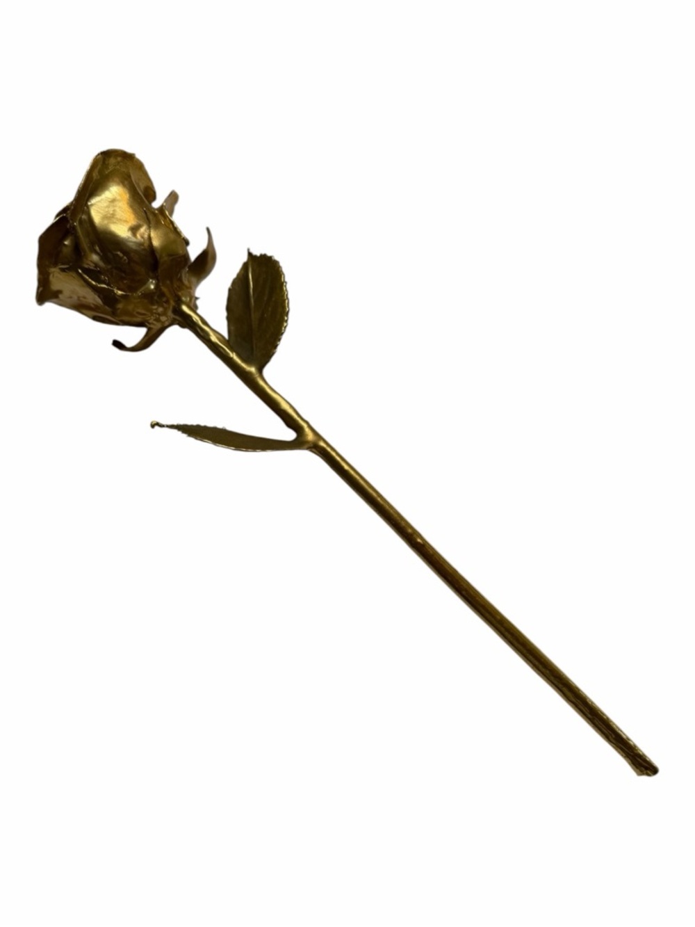Gold Toned Forever Rose